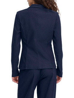 ICHI Kate Single Breasted Blazer - view 2, Dark Blue
