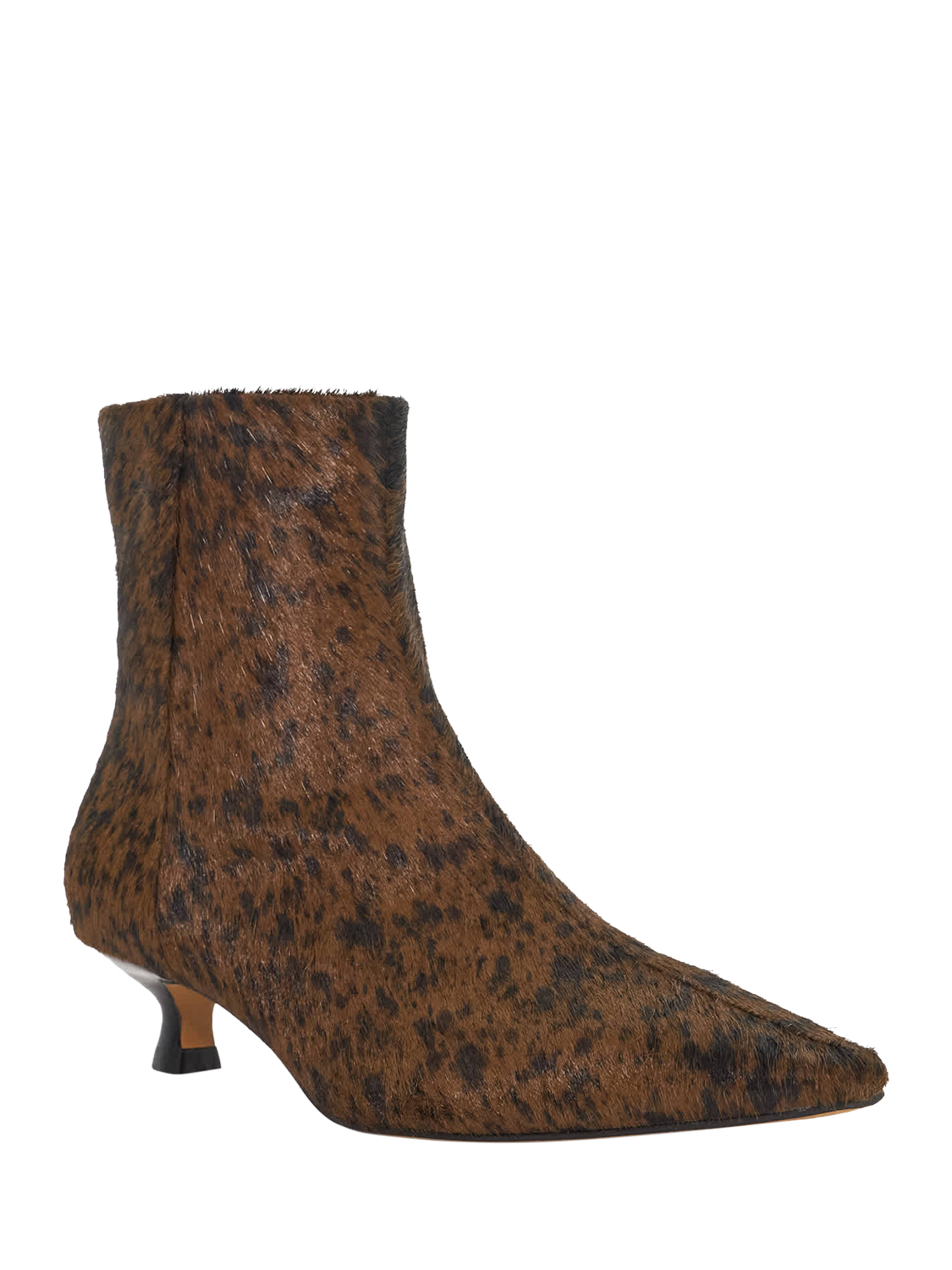 Product image 4 of 6, which shows Dune London Odore Leather Kitten Heel Ankle Boots, Tan-leather, EU36