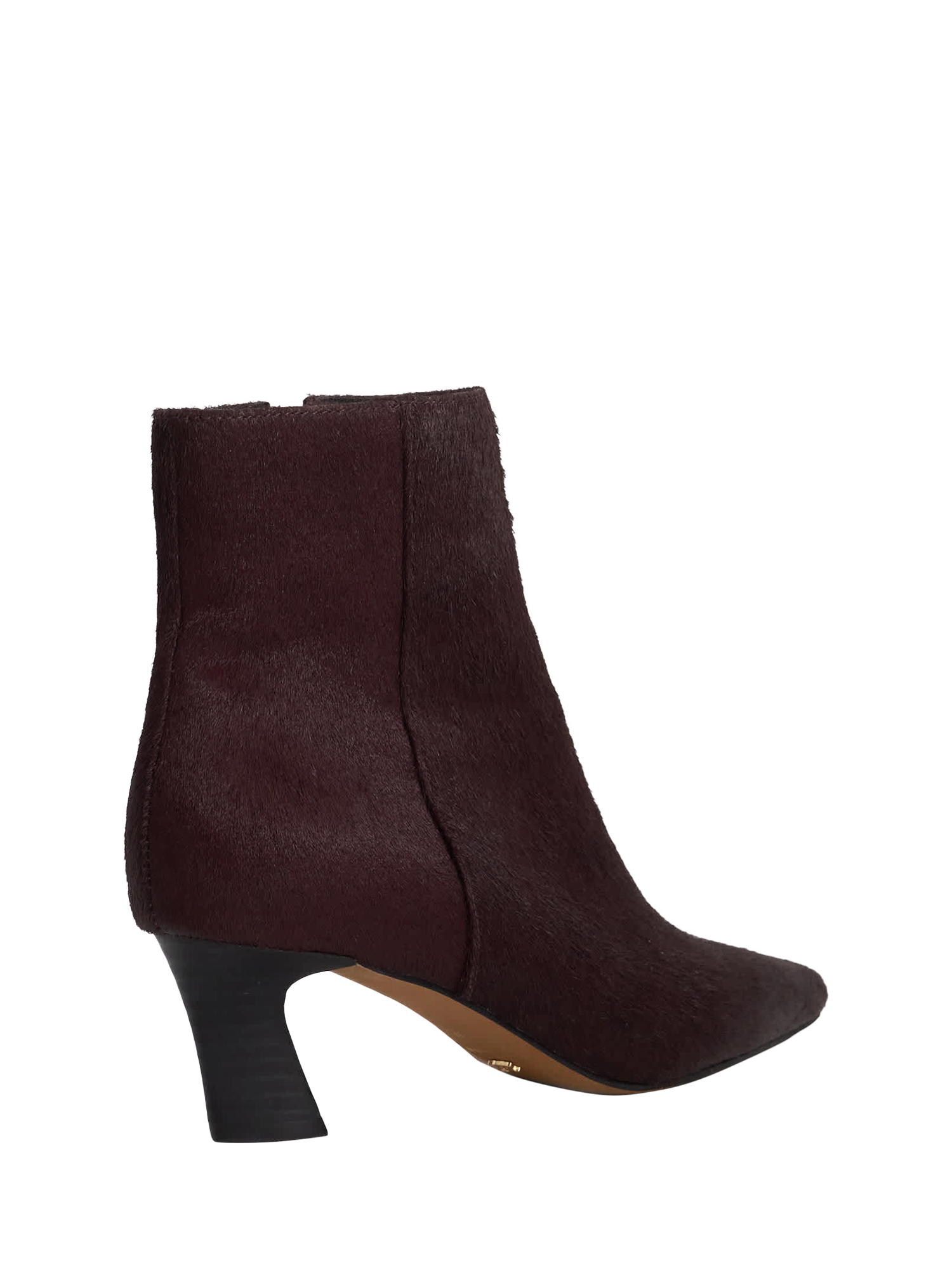 Product image 4 of 5, which shows Dune London Overly Leather Ankle Boots, Burgundy, EU36