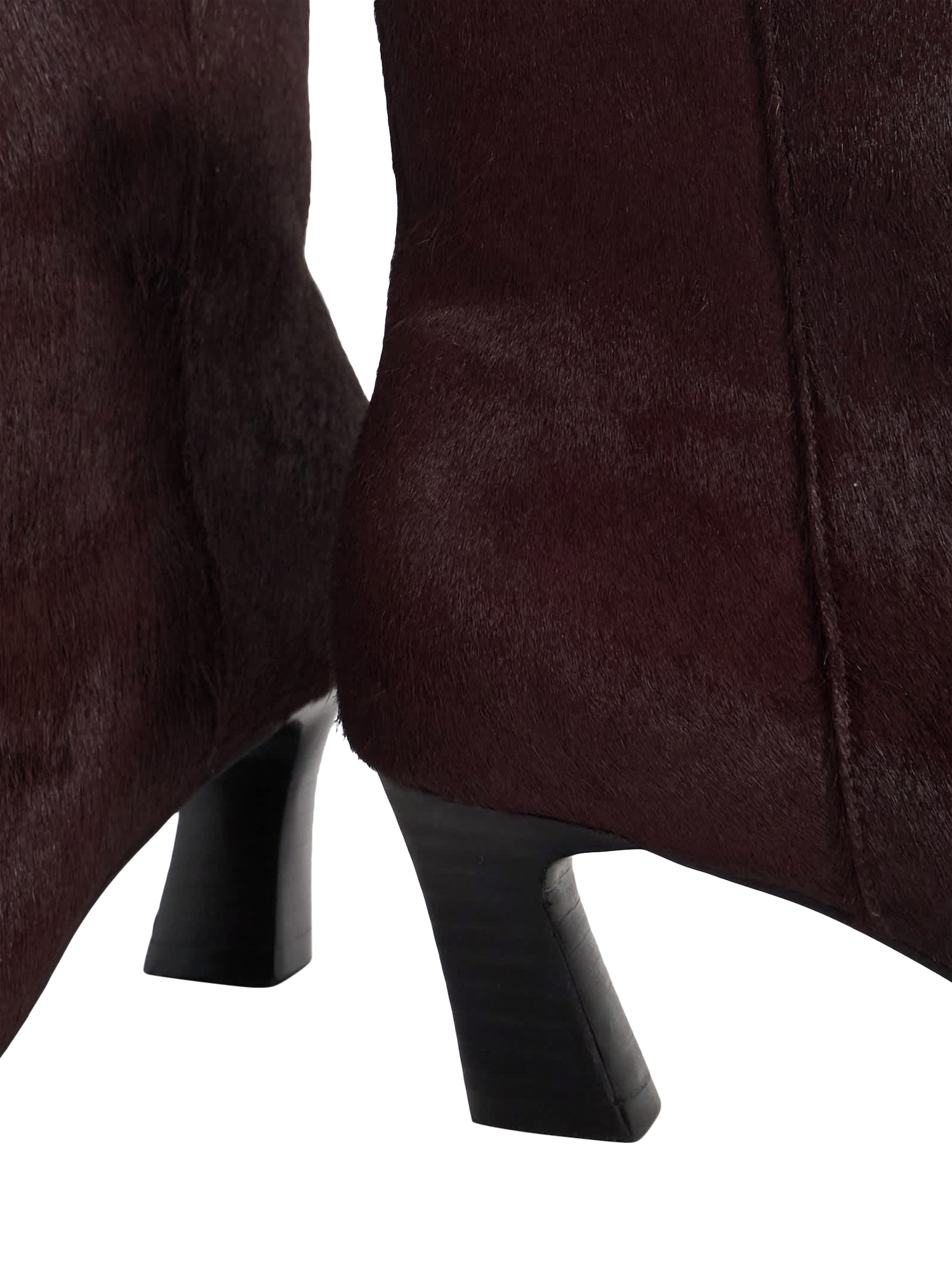 Product image 5 of 5, which shows Dune London Overly Leather Ankle Boots, Burgundy, EU36