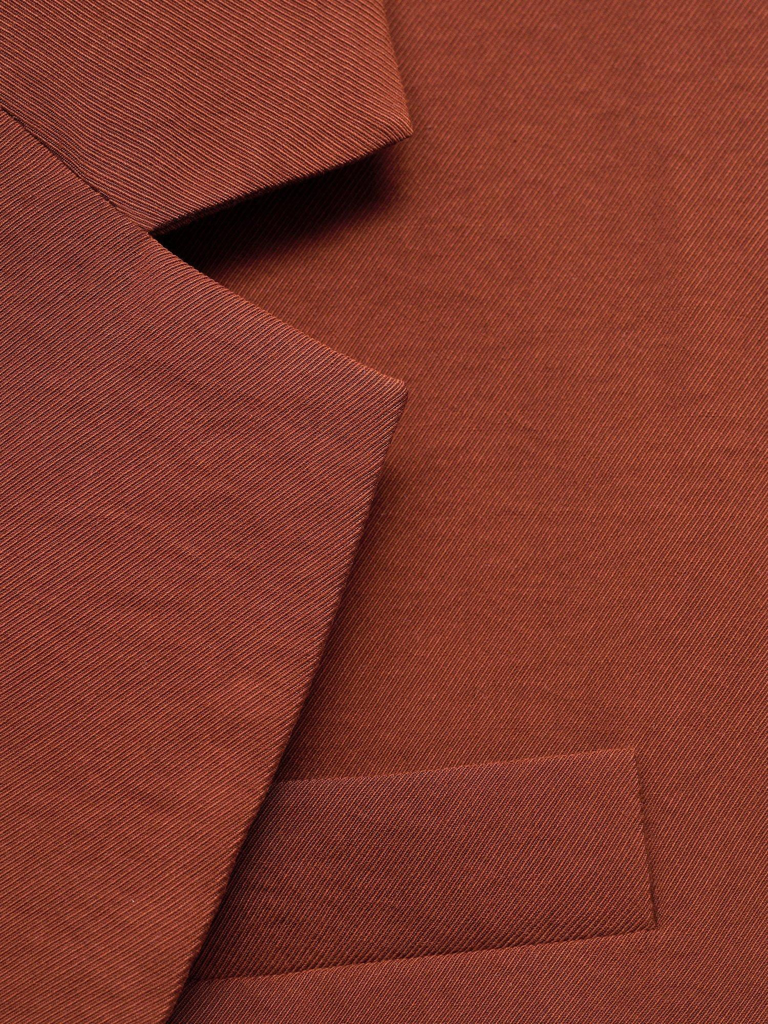 Product image 8 of 8, which shows Mango Paris Single Button Blazer, Medium Orange, S