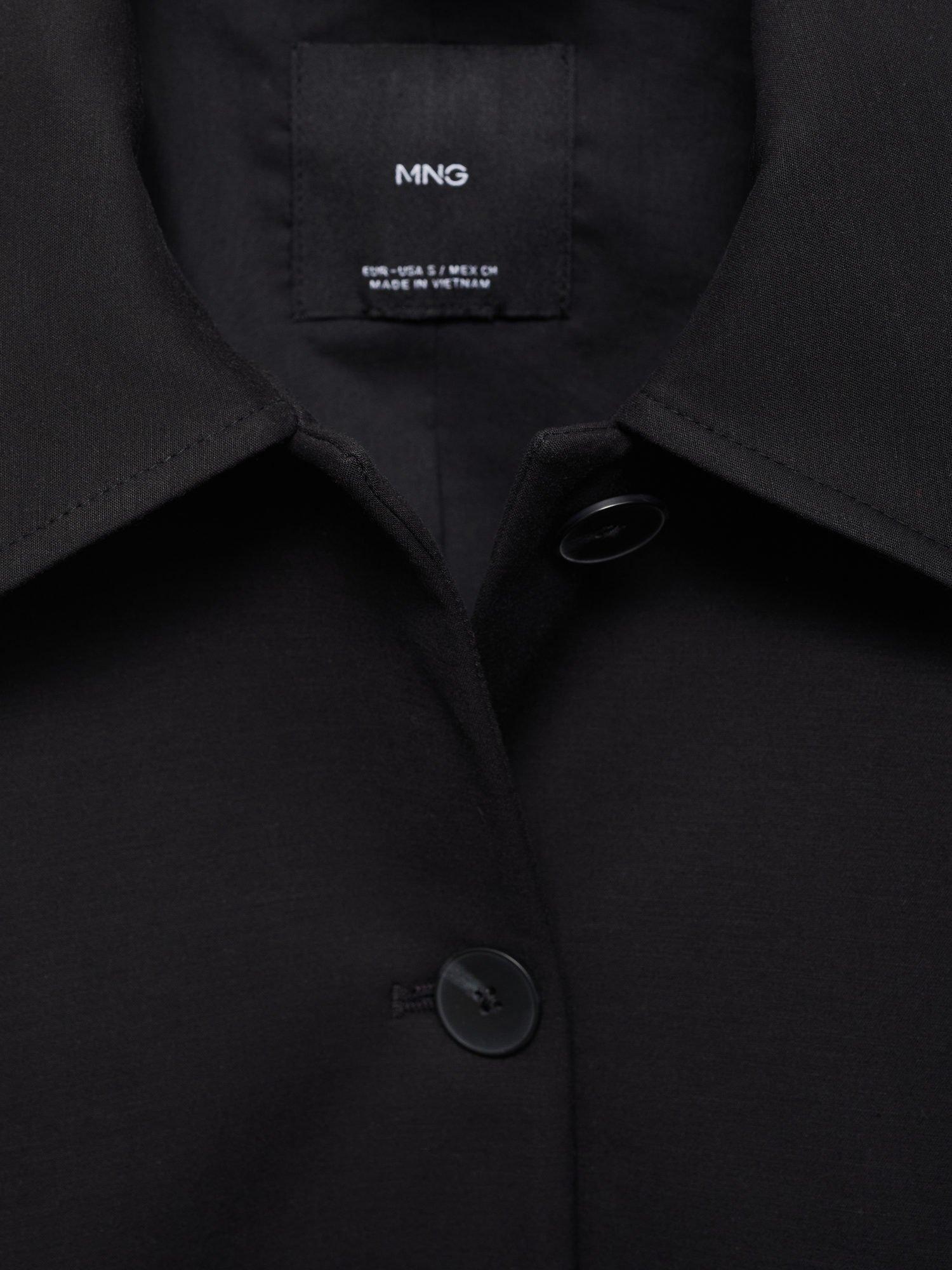 Product image 8 of 8, which shows Mango Julia Boxy Jacket, Black, L