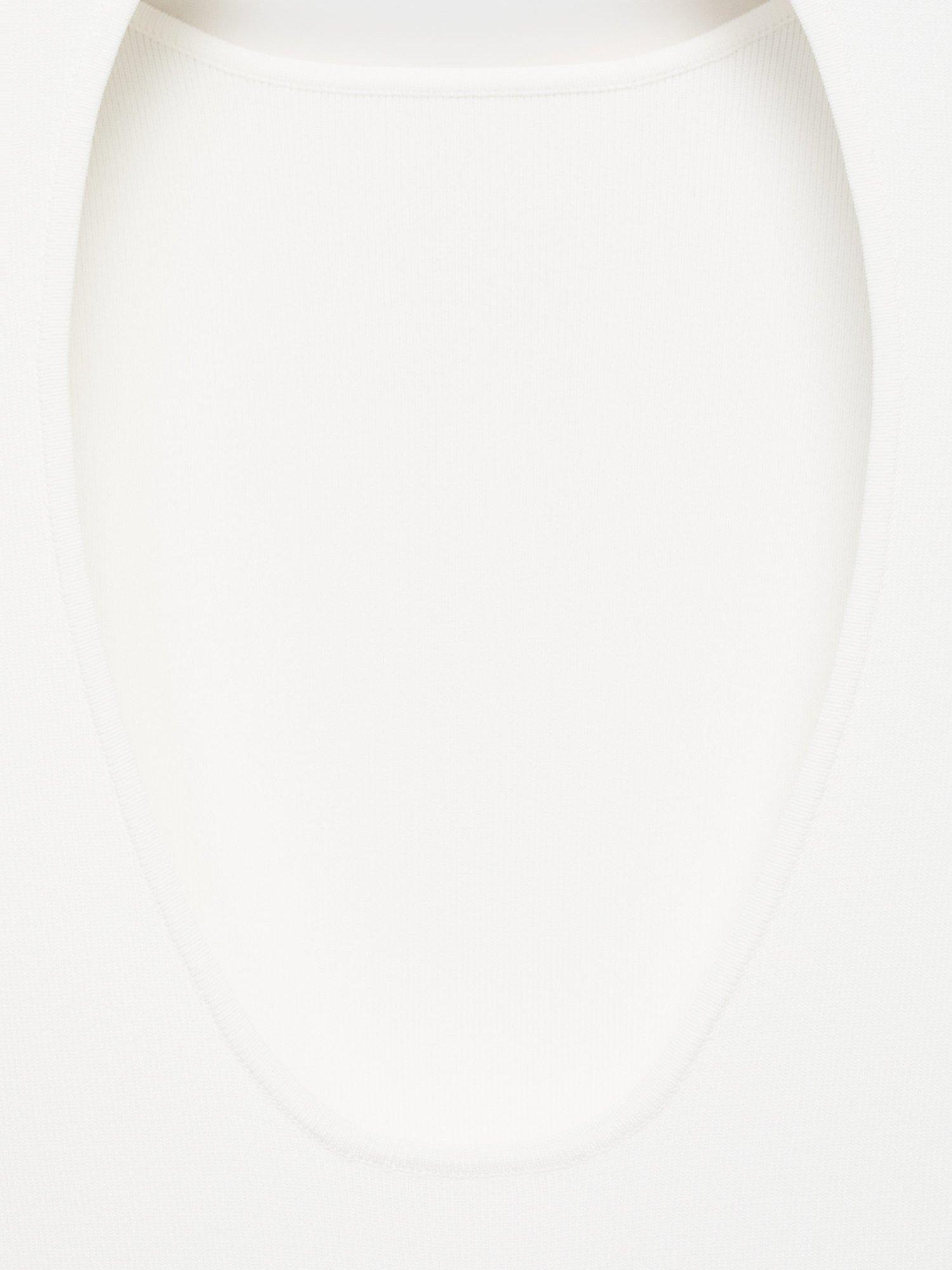 Product image 5 of 7, which shows Mango Dover Open Back Mini Dress, Natural White, 10