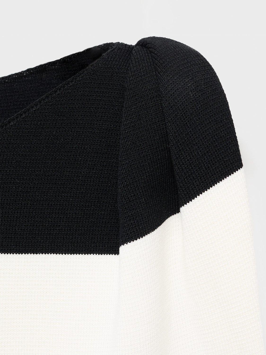 Product image 3 of 3, which shows Mango Jane Stripe Mini Dress, Natural White, 10