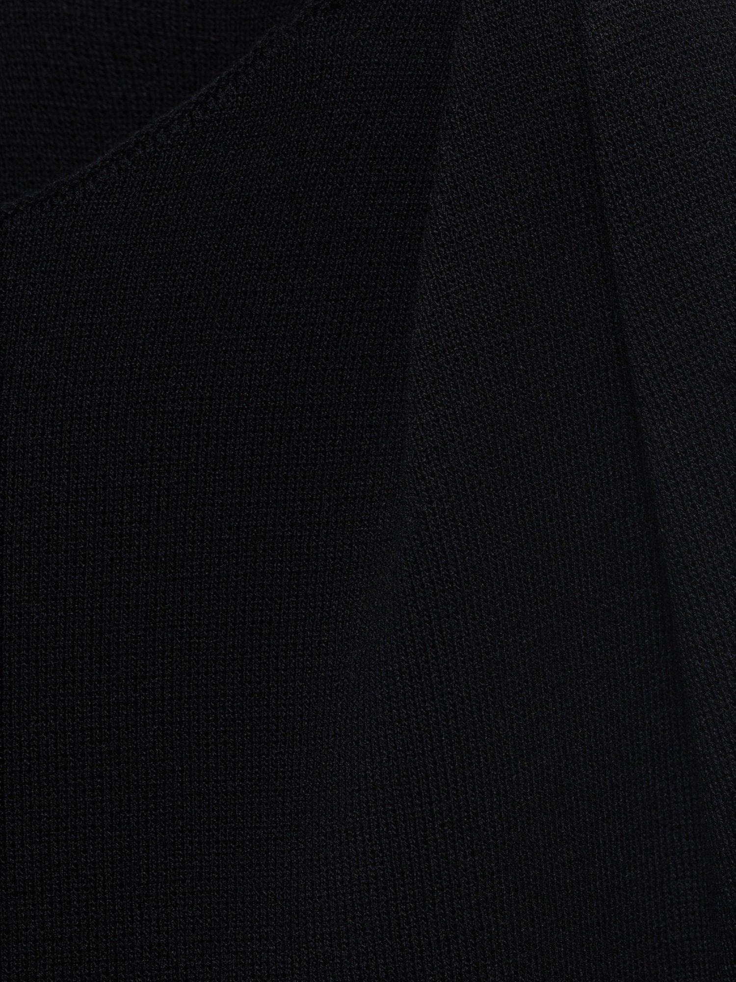 Product image 7 of 7, which shows Mango Jane Asymmetric Sleeveless Knit Maxi Dress, Black, 10