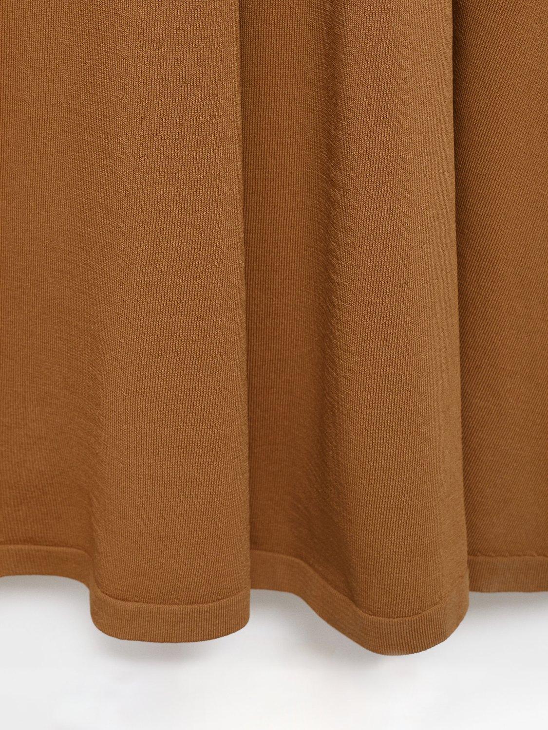 Product image 5 of 8, which shows Mango Guksu Knit Maxi Dress, Medium Brown, 6