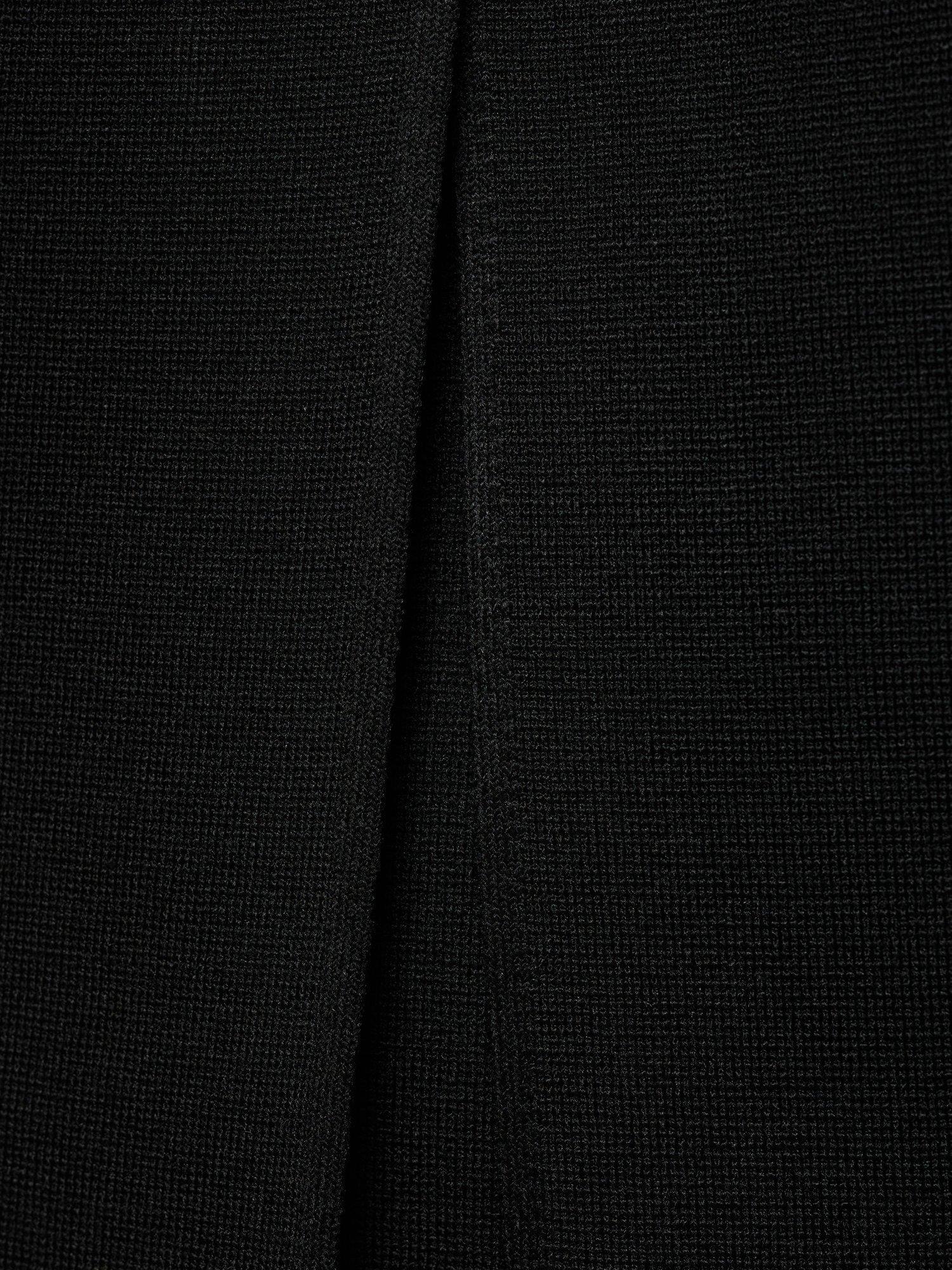 Product image 5 of 7, which shows Mango Dali Button Detail Strapless Dress, Black, 10