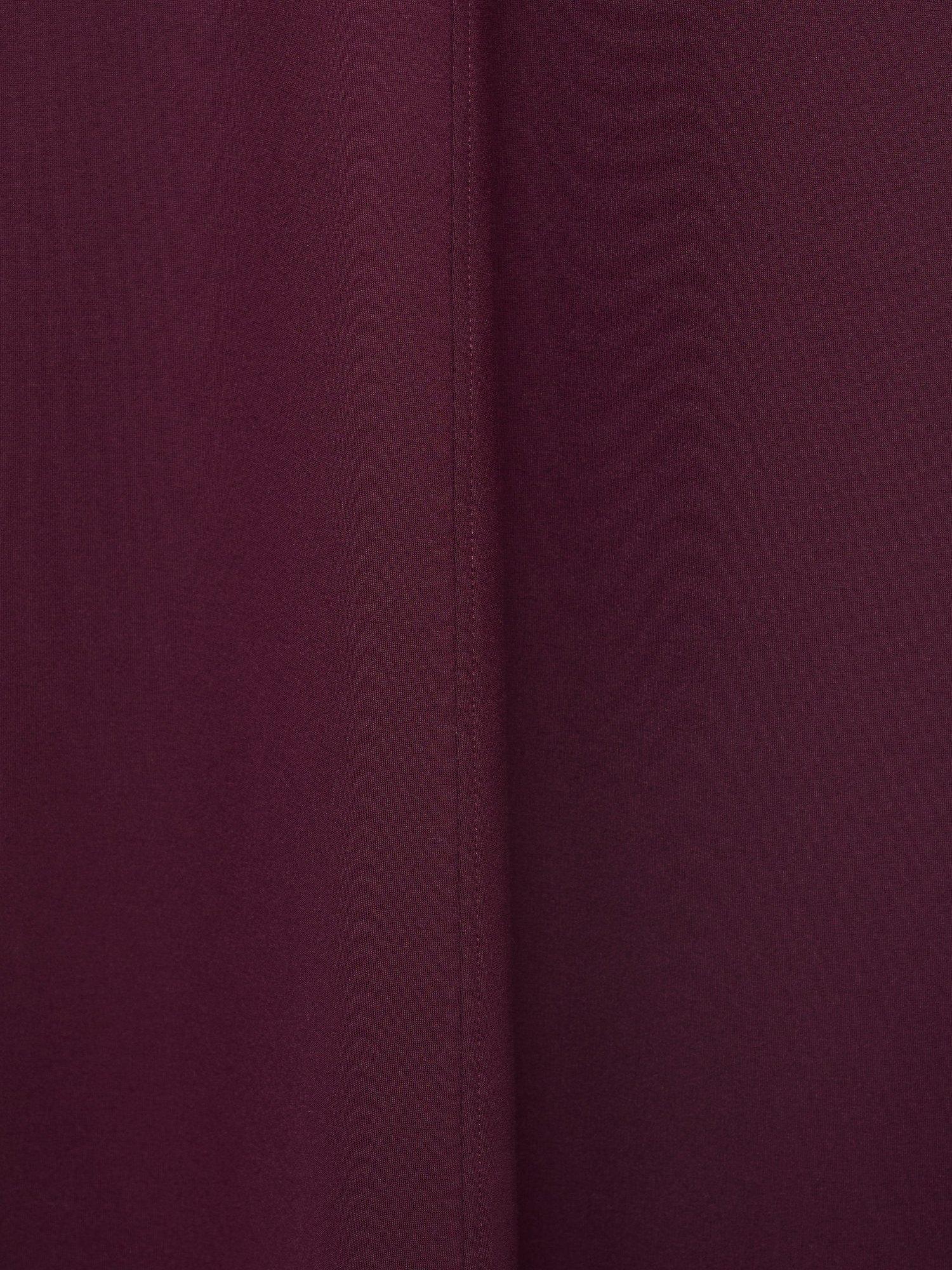Product image 5 of 9, which shows Mango Letizia Sleeveless Dress, Dark Red, 4