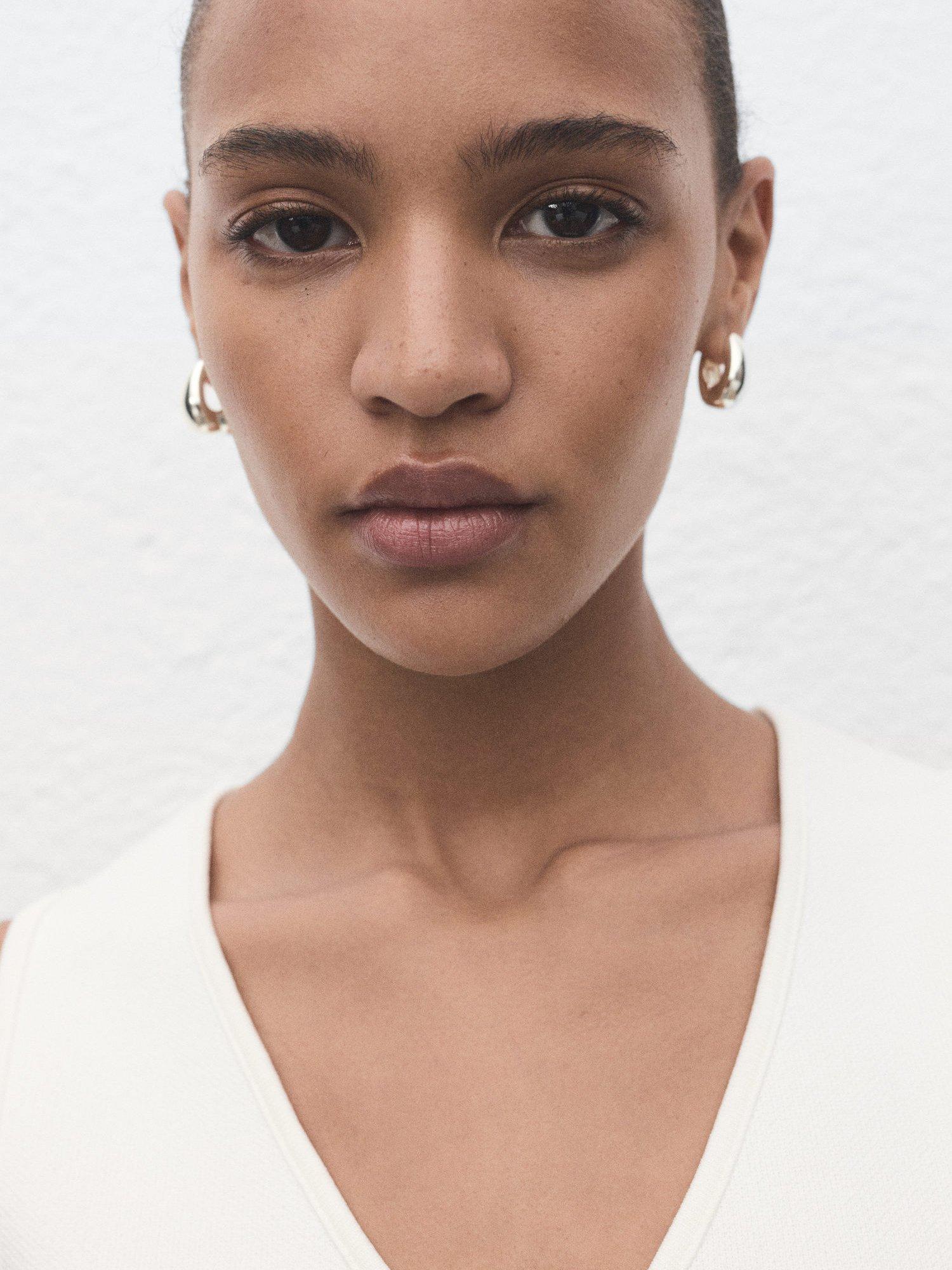 Product image 6 of 8, which shows Mango Antonia Decorative Button Waistcoat, White, S