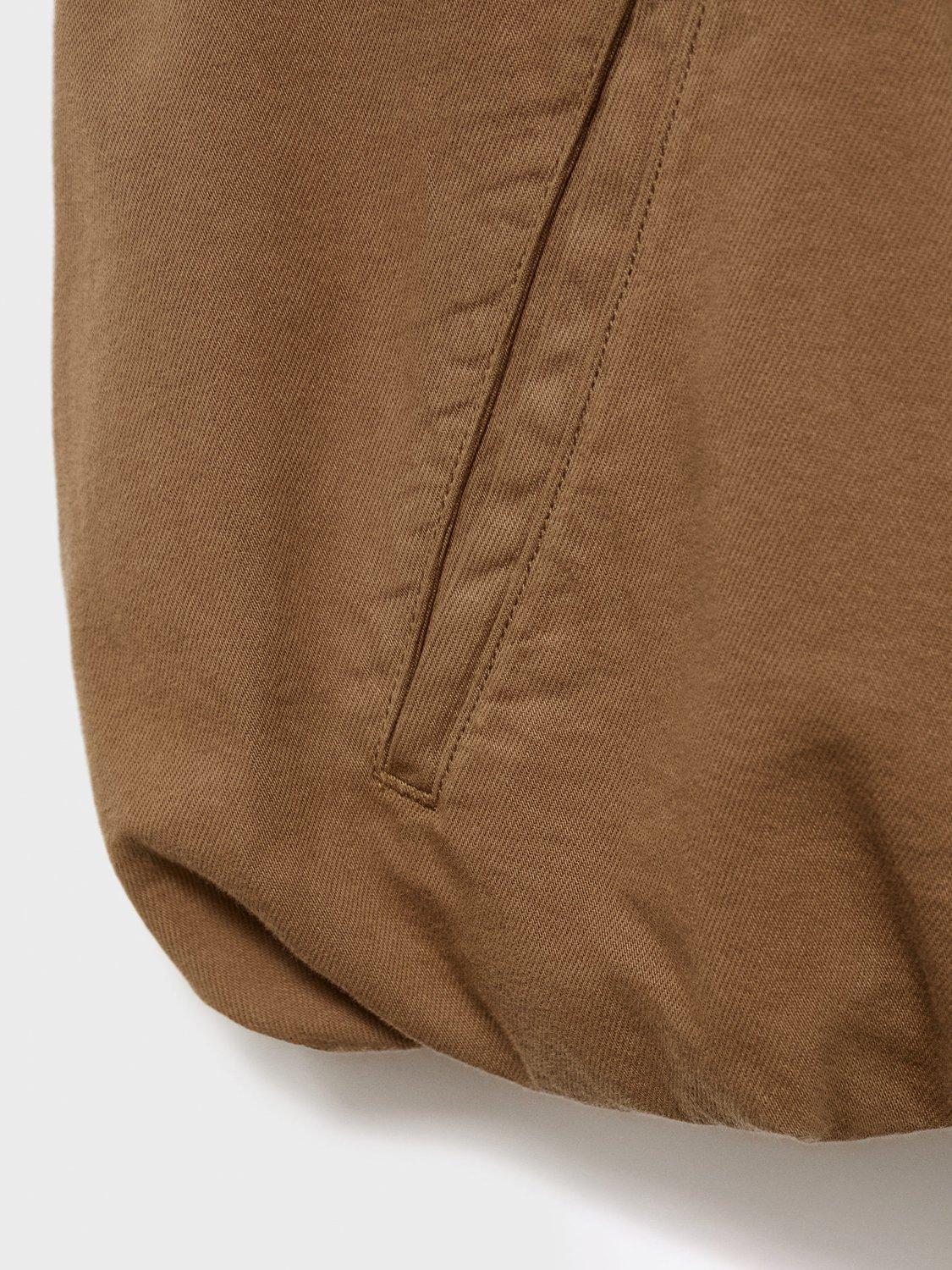 Product image 5 of 8, which shows Mango Doris Zip Gilet, Brown, S