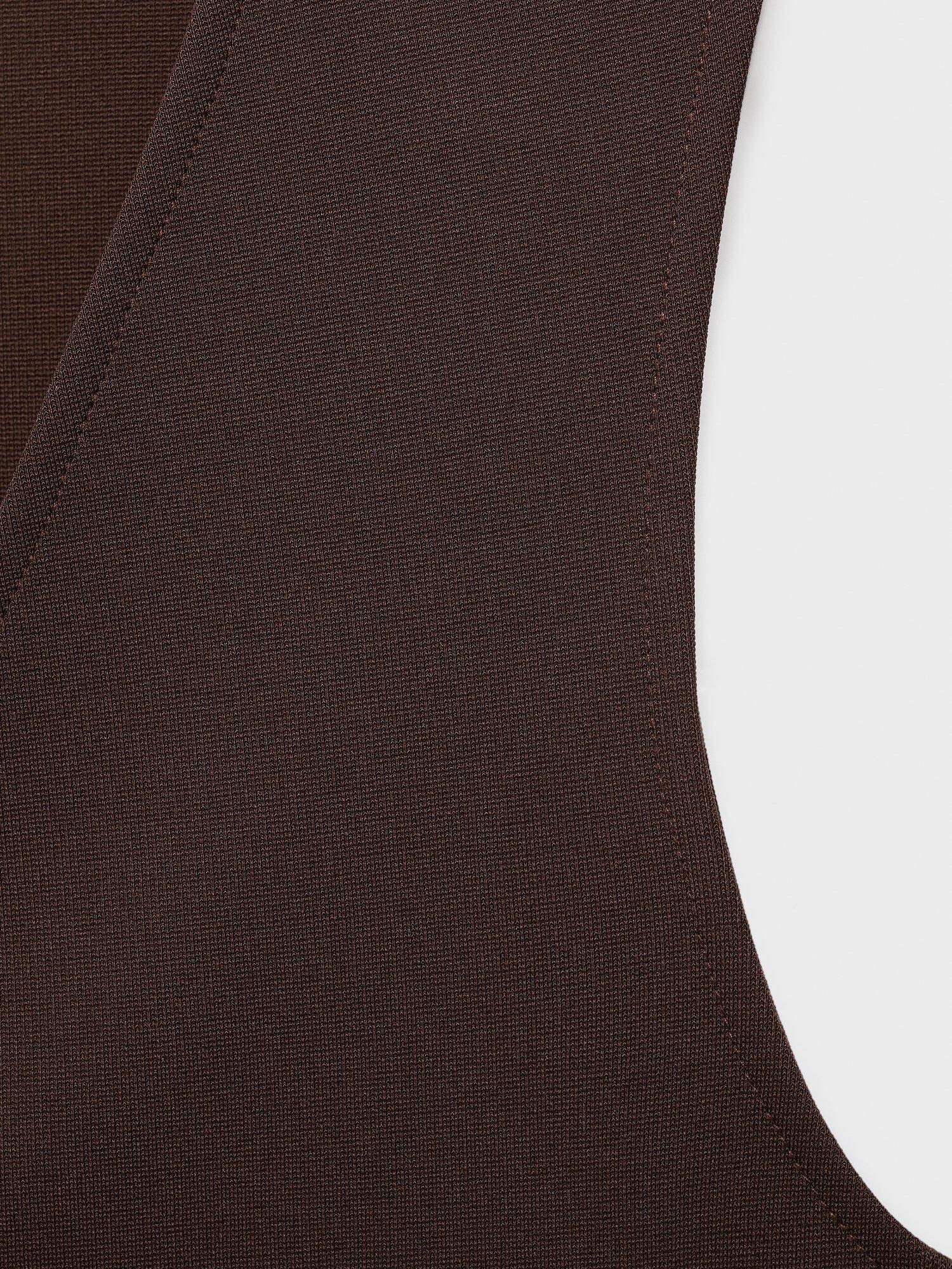 Product image 5 of 8, which shows Mango Salve Button Detail Waistcoat, Brown, M