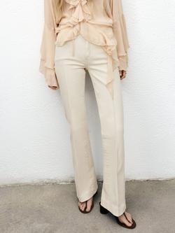 Mango Amelia Flared Jeans, Natural White, Natural White