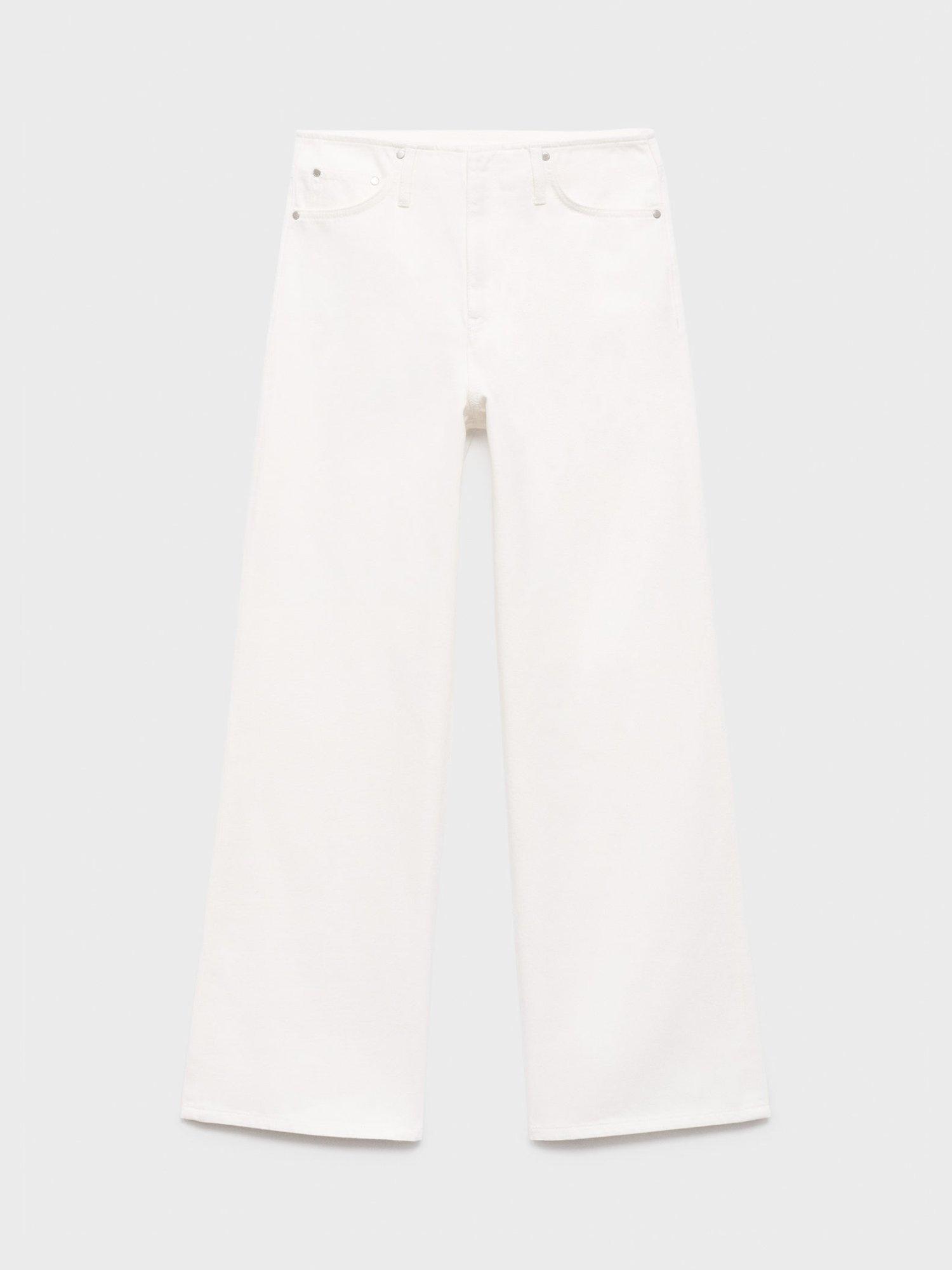 Product image 3 of 7, which shows Mango Max Straight Jeans, Natural White, 8