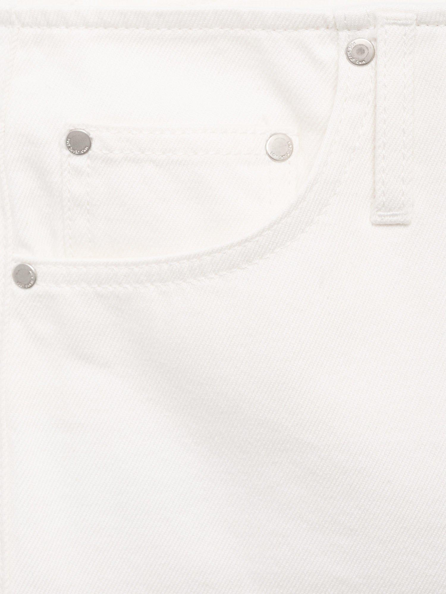 Product image 5 of 7, which shows Mango Max Straight Jeans, Natural White, 8