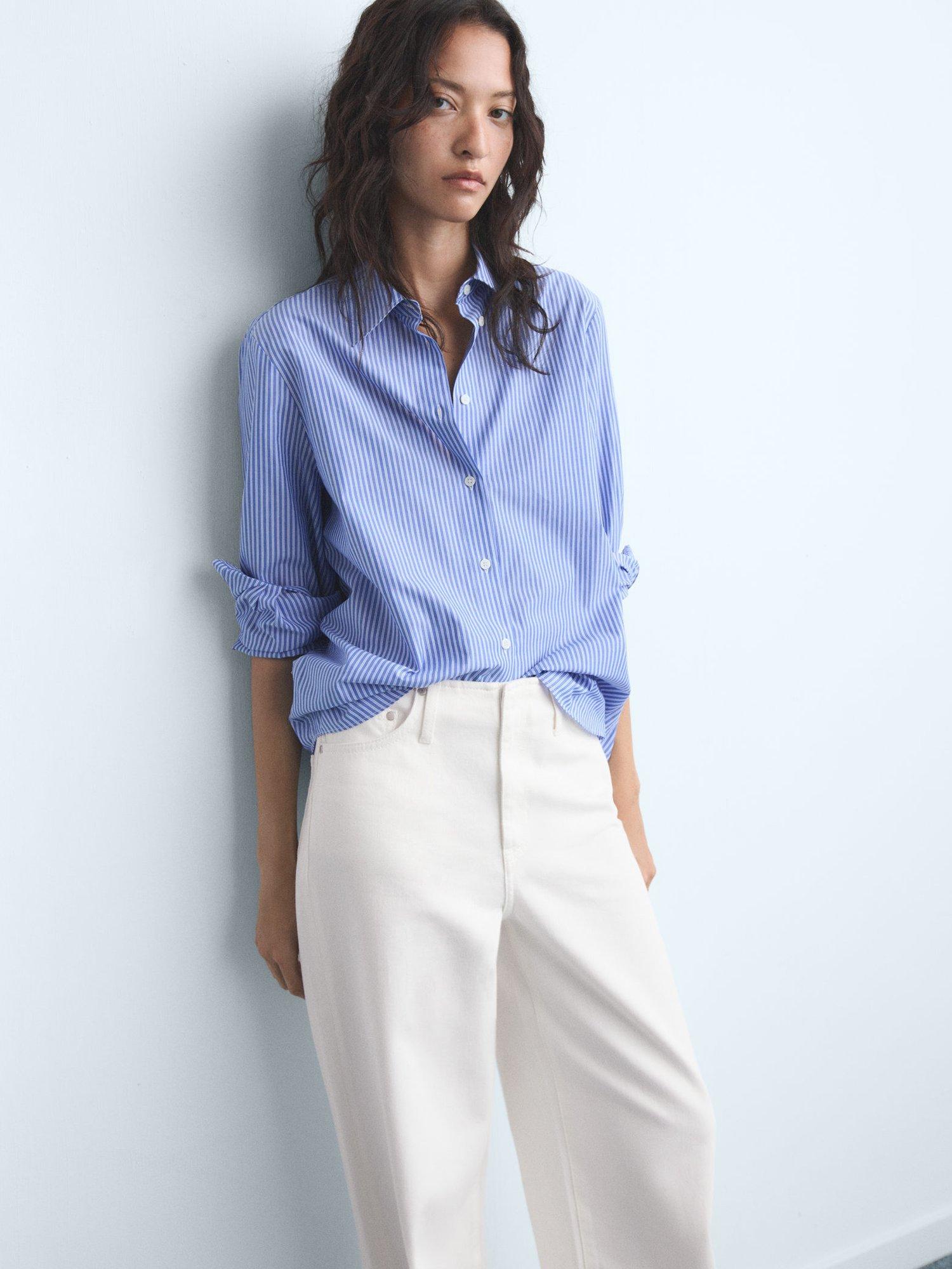 Product image 6 of 7, which shows Mango Max Straight Jeans, Natural White, 8