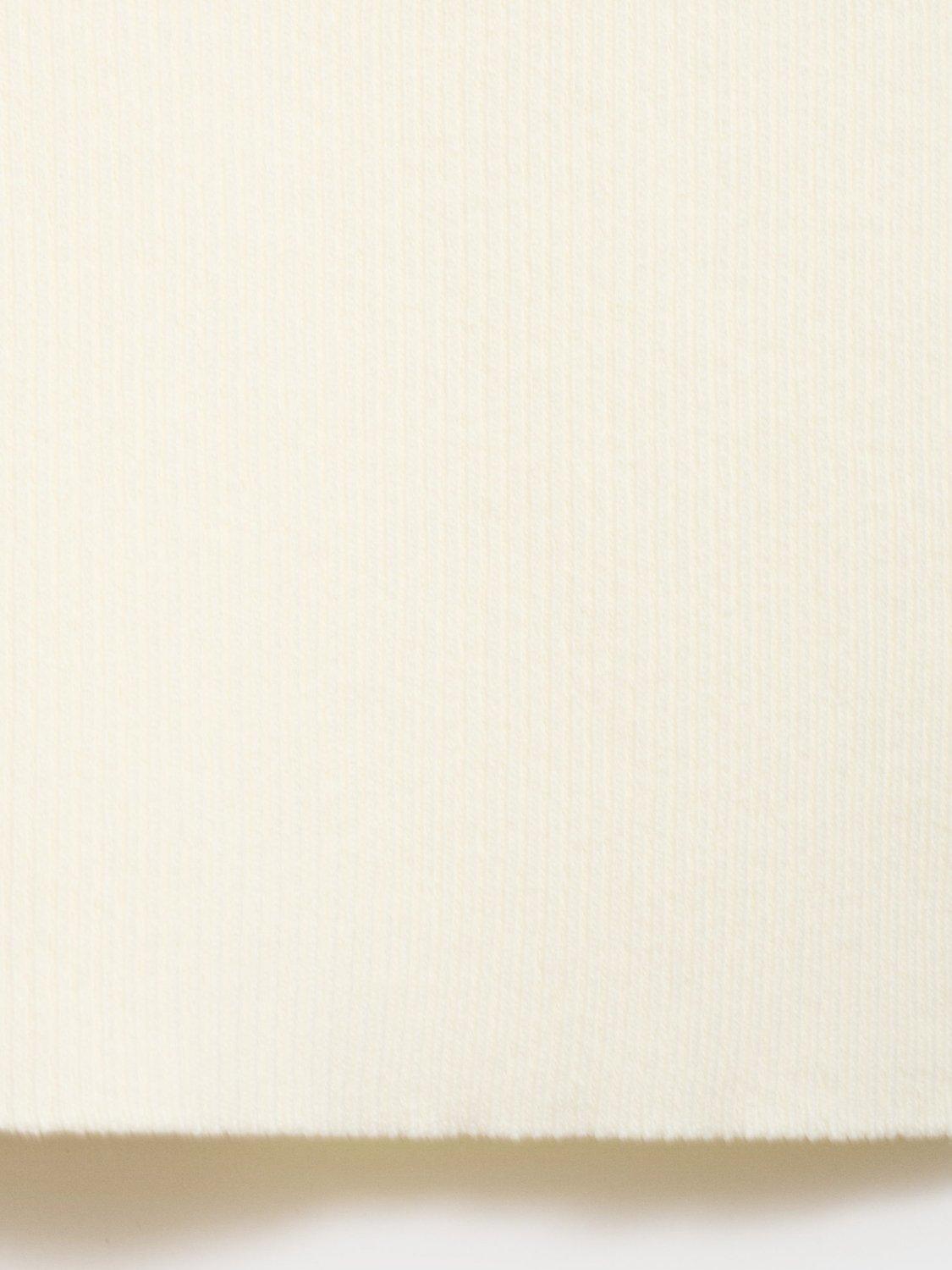 Product image 5 of 7, which shows Mango Tulipa Knit Top, Natural White, L