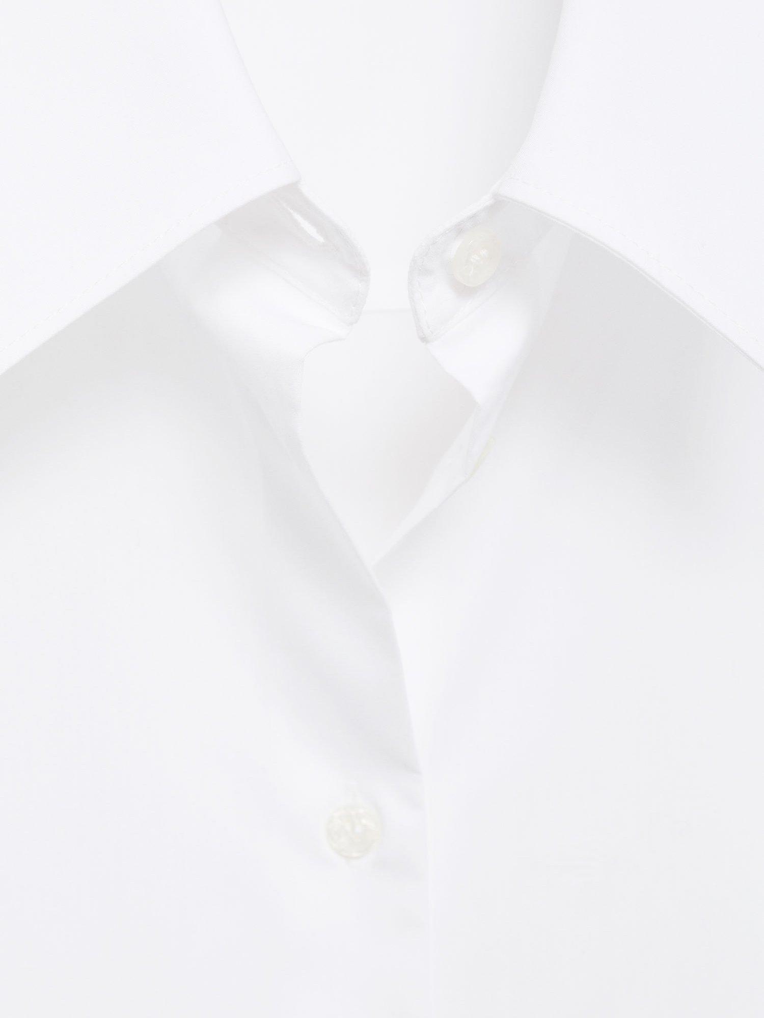 Product image 9 of 9, which shows Mango Regu Long Sleeve Shirt, Natural White, 10