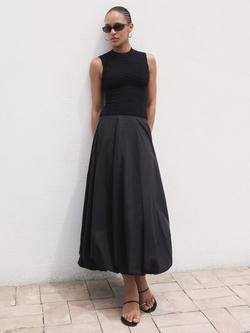 Mango Brain Sleeveless Top, Black - view 2, Black