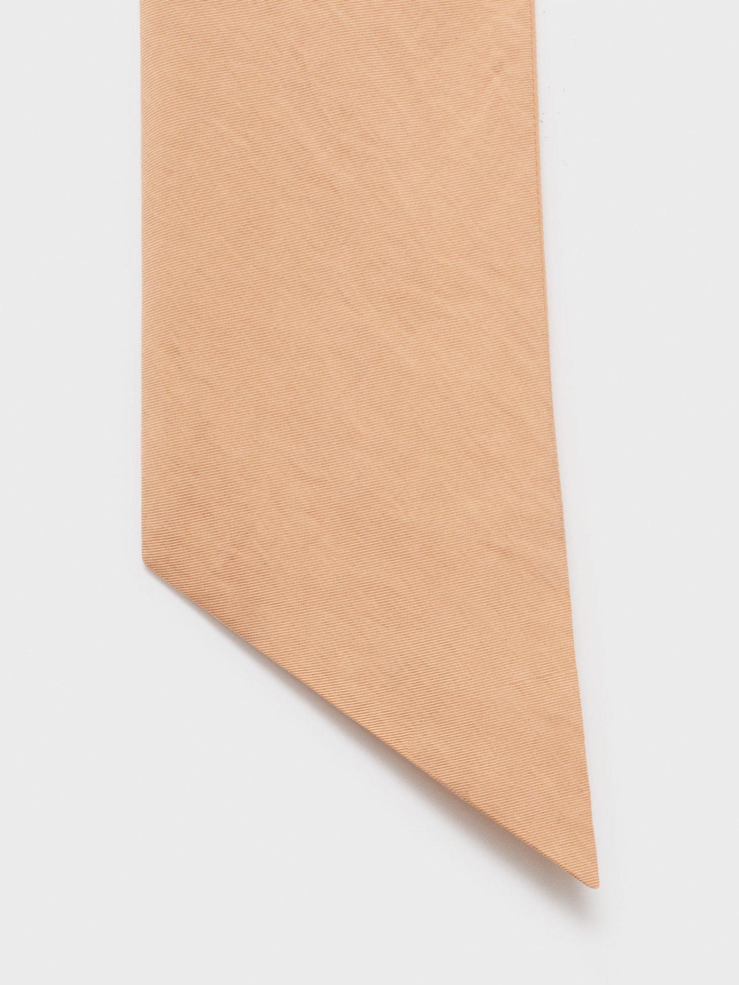 Product image 5 of 7, which shows Mango Cristy Scarf Detail Top, Pastel Pink, L