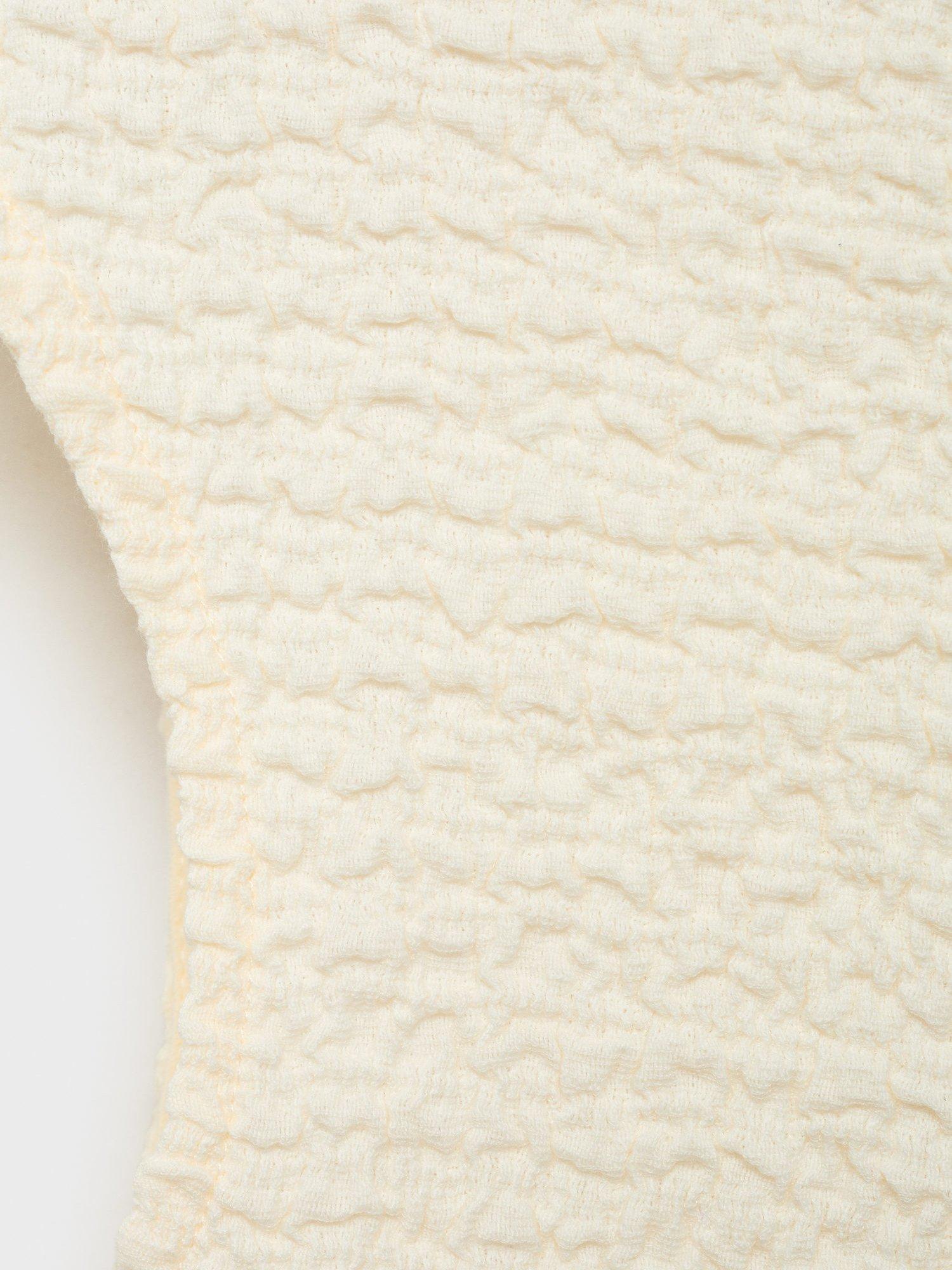 Product image 5 of 8, which shows Mango Turi Crepe Top, Natural White, S