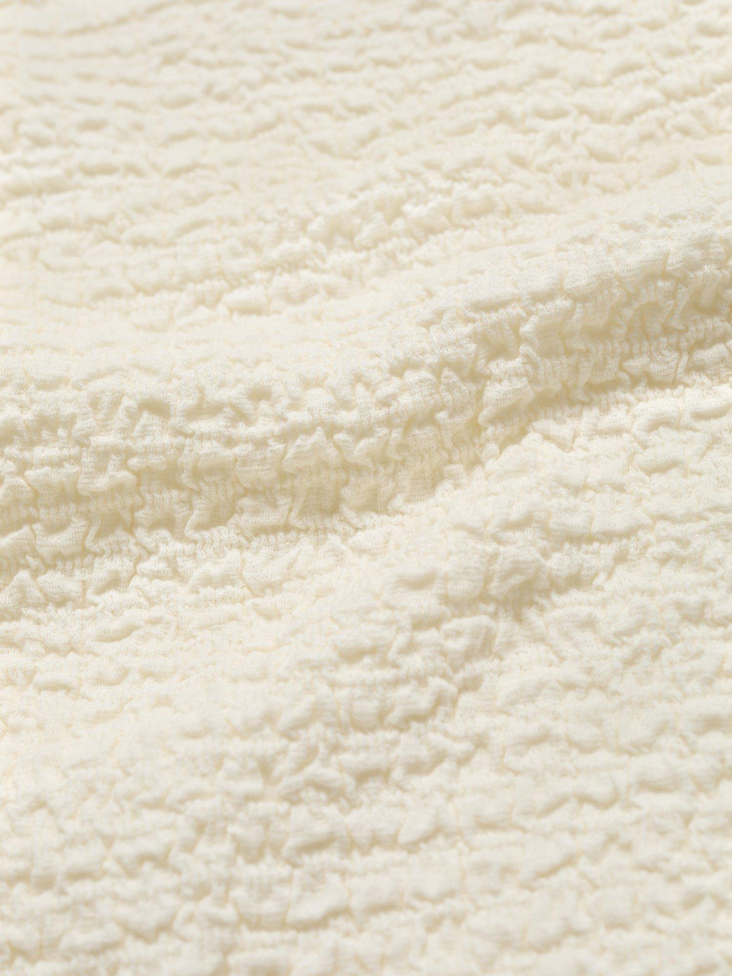 Product image 8 of 8, which shows Mango Turi Crepe Top, Natural White, S