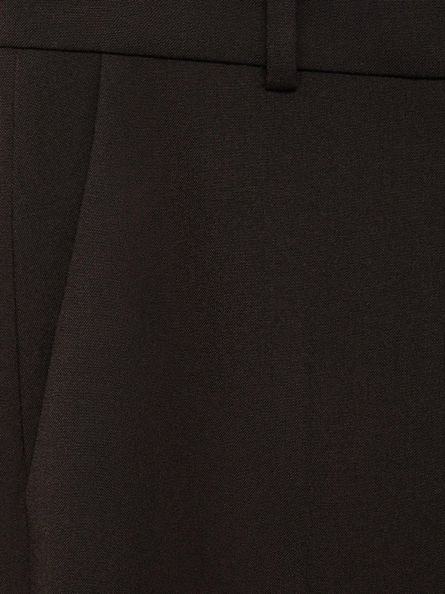 Product image 5 of 8, which shows Mango Bergen Tailored Trousers, Dark Brown, 10