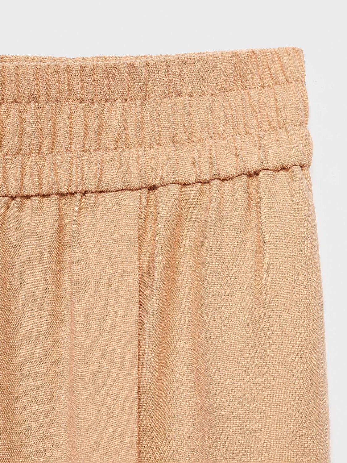 Product image 7 of 7, which shows Mango Cristy Tailored Trousers, Pastel Pink, L