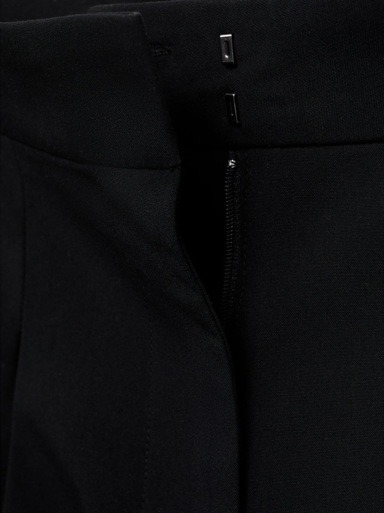 Product image 5 of 8, which shows Mango Julia Balloon Trousers, Black, 12