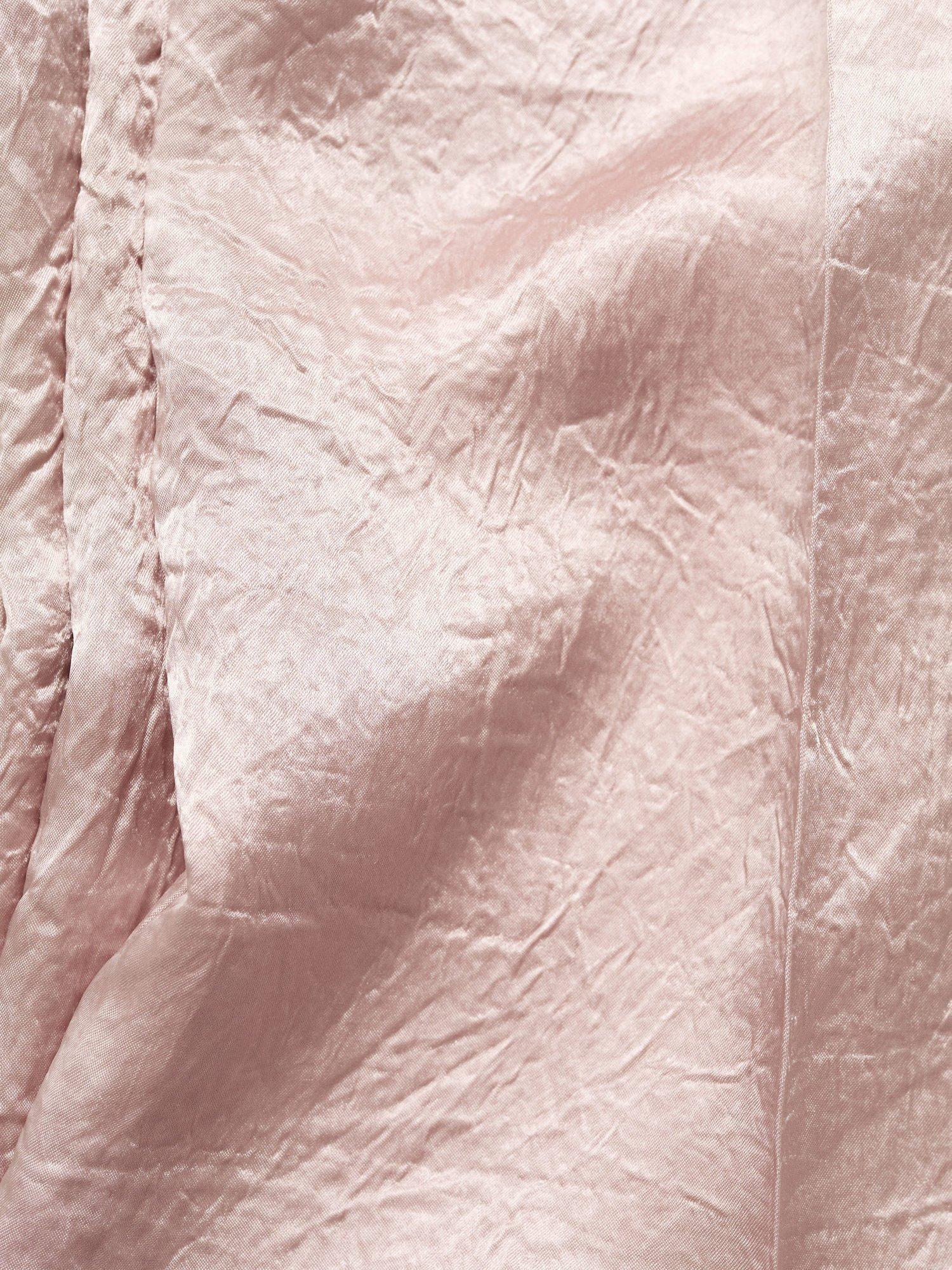 Product image 6 of 6, which shows Mango Raida Crinkle Trousers, Pastel Pink, 10