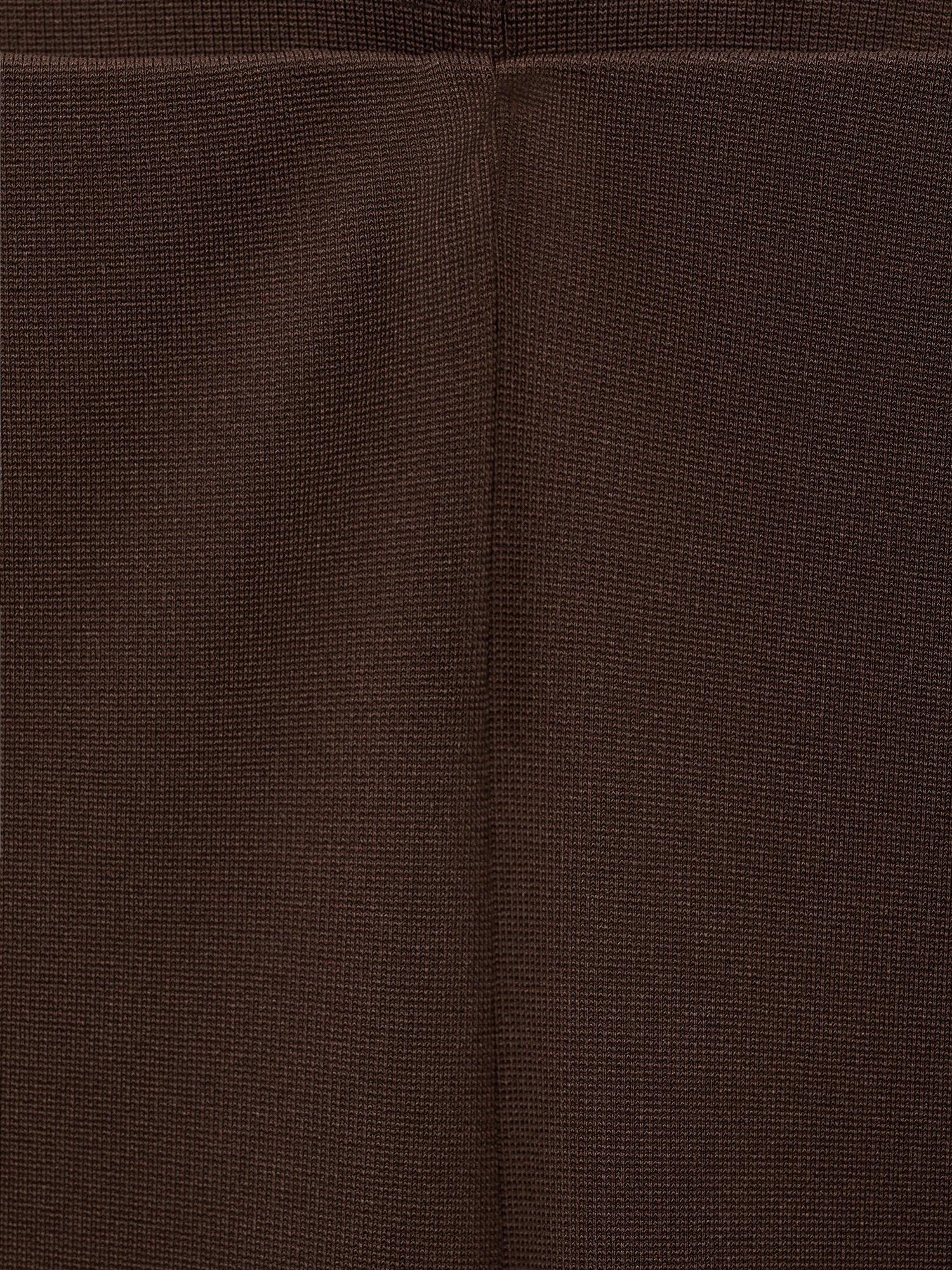 Product image 7 of 7, which shows Mango Salve Wide Leg Trousers, Brown, XS