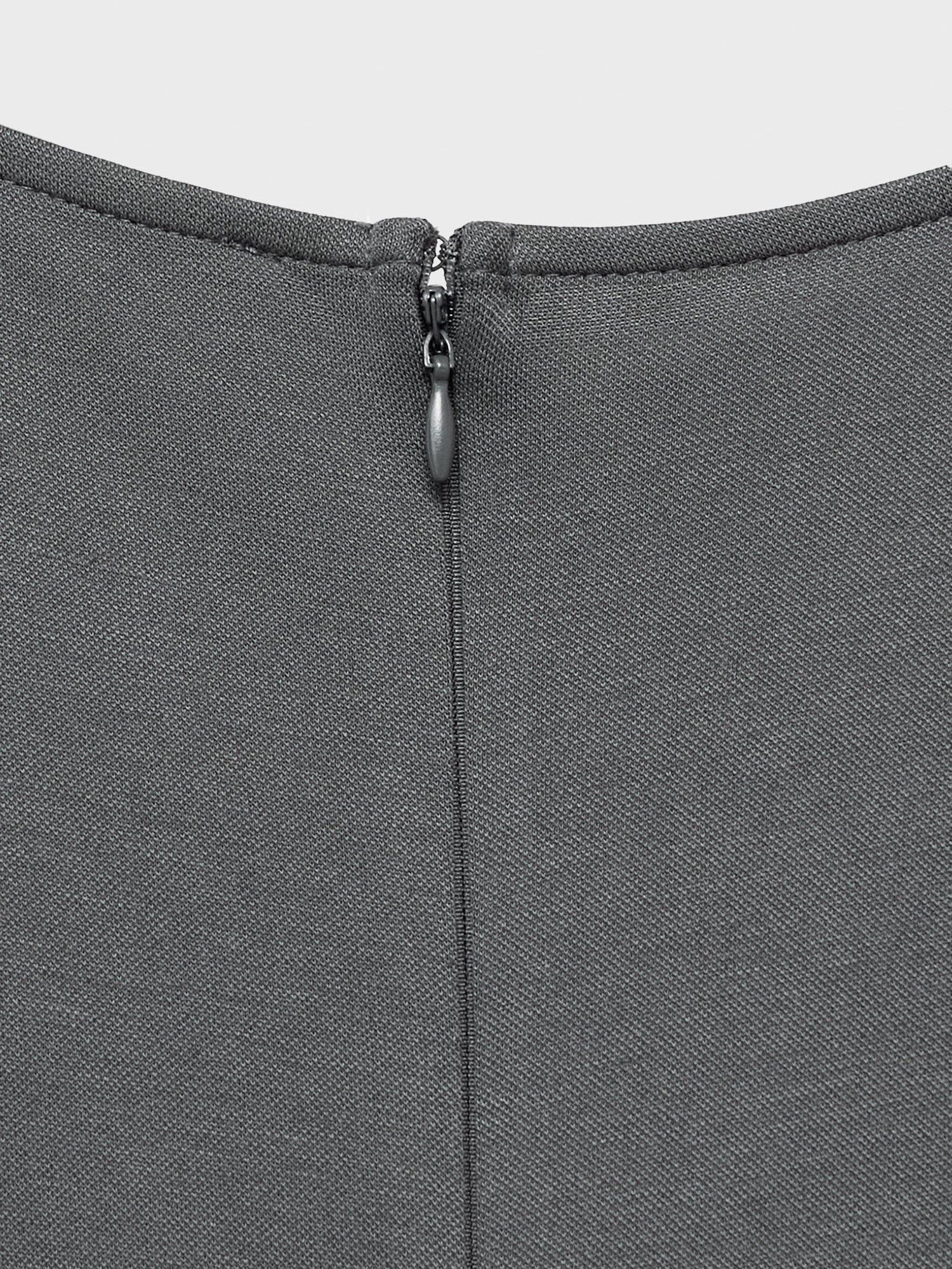 Product image 8 of 8, which shows Mango Copo Sleeveless Jumpsuit, Charcoal, XXS