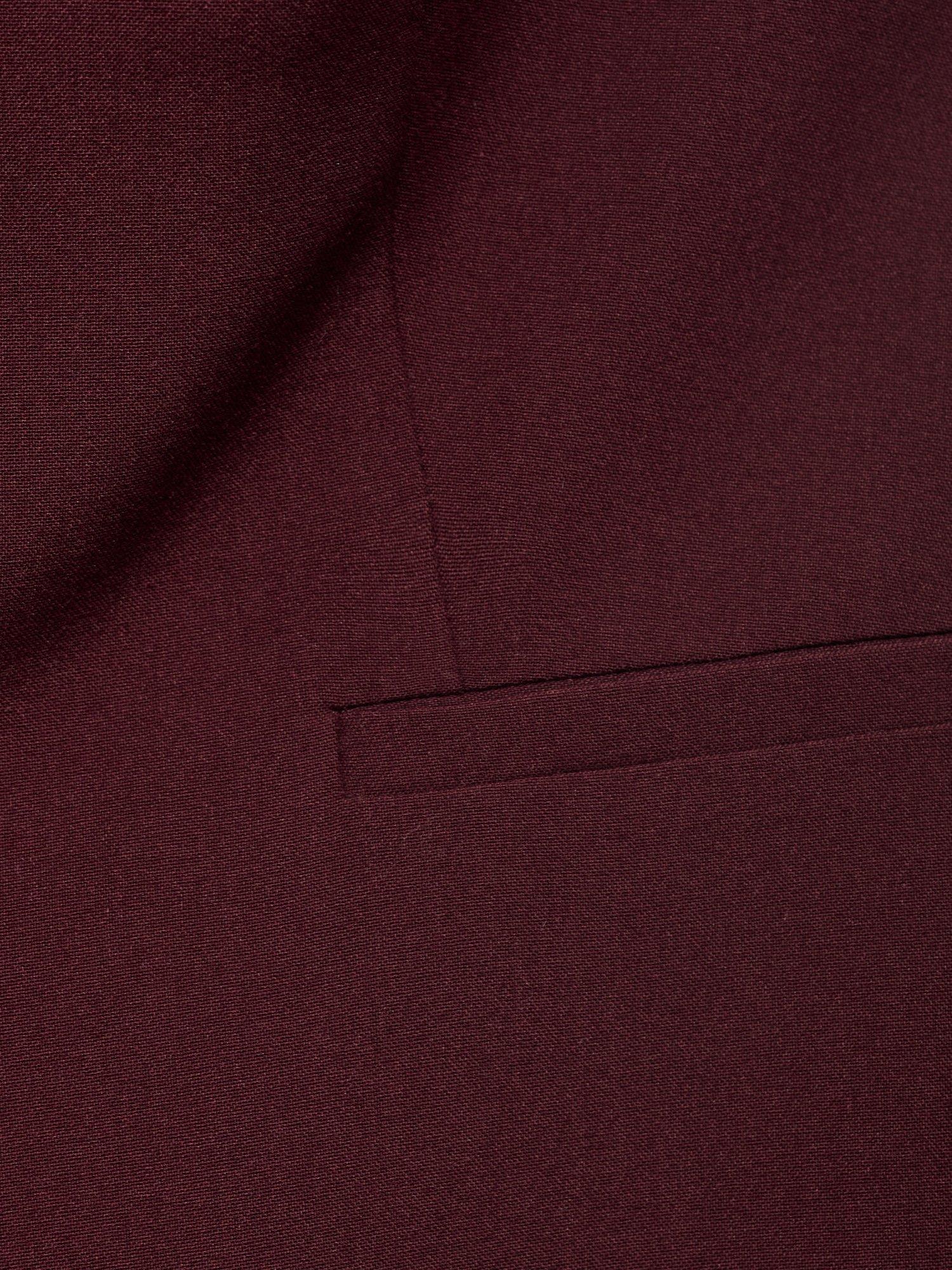 Product image 5 of 8, which shows Mango Vesty Waistcoat Jumpsuit, Dark Red, L