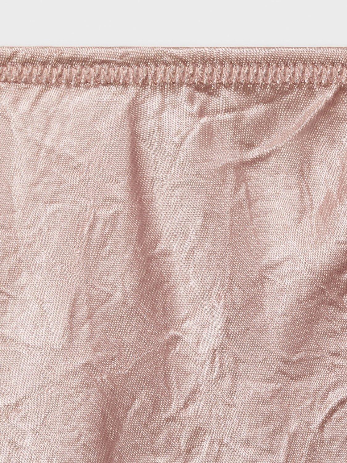 Product image 7 of 7, which shows Mango Raida Satin Skirt, Pastel Pink, XXXL