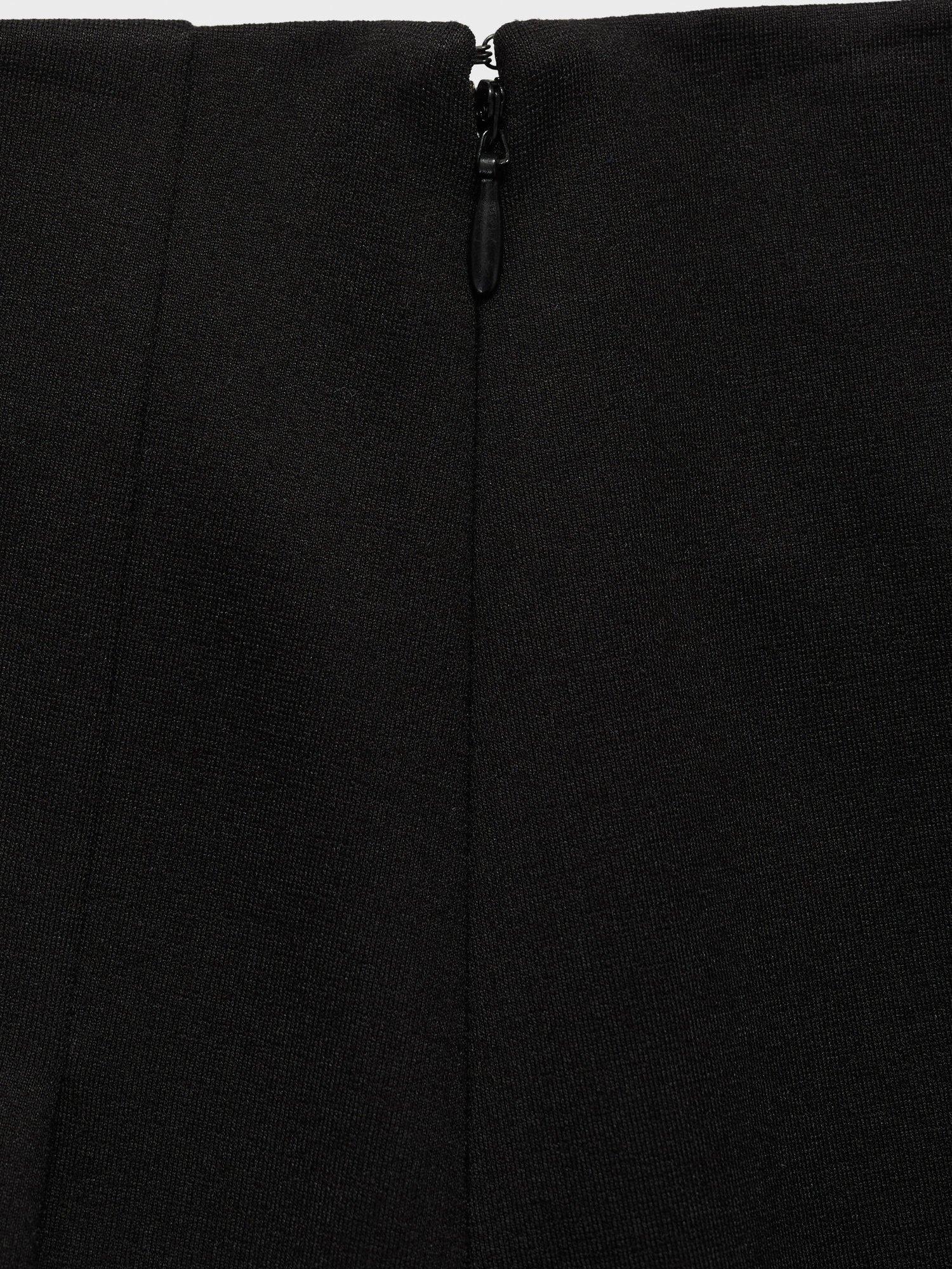 Product image 5 of 8, which shows Mango Jana Pleated Mini Skirt, Black, L