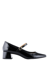 Patent Black Leather