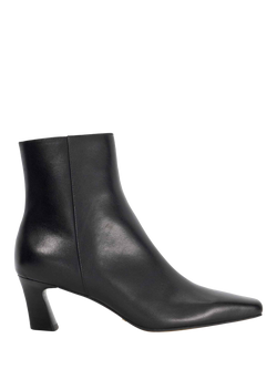 Dune London Overly Leather Boots, Black