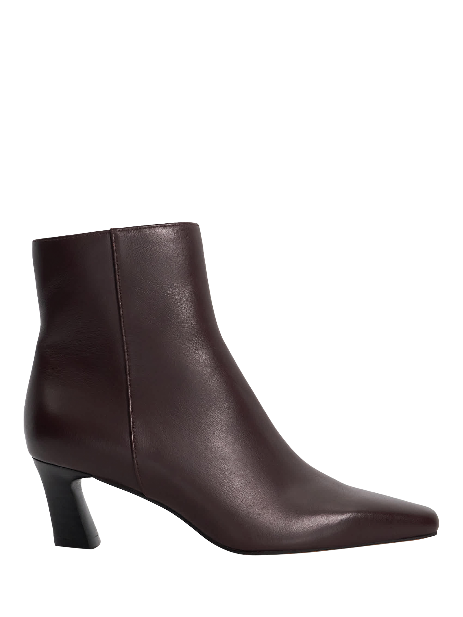 Product image 1 of 6, which shows Dune London Overly Leather Boots, Purple, EU36