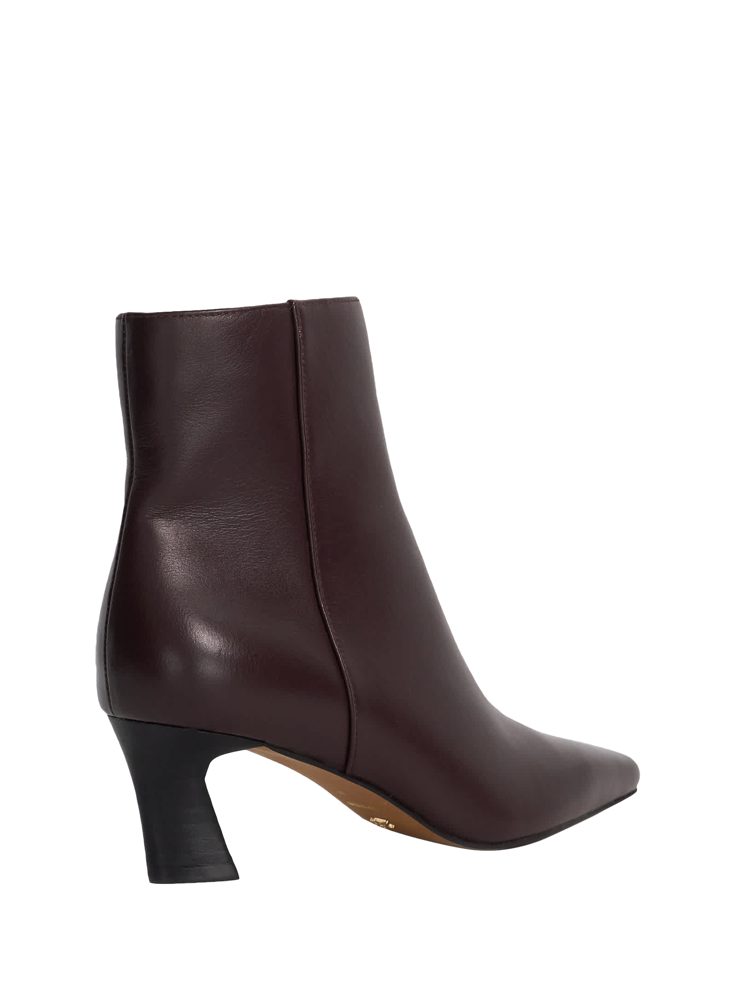 Product image 5 of 6, which shows Dune London Overly Leather Boots, Purple, EU36