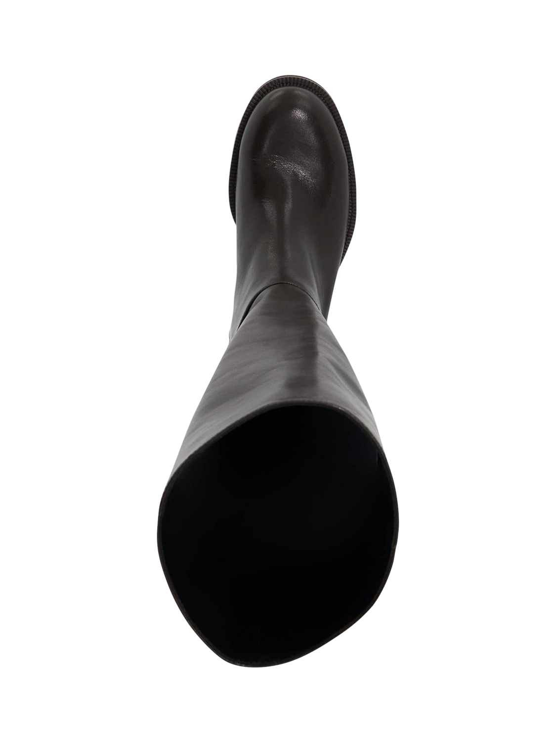 Product image 2 of 5, which shows Dune London Tova Knee Length Leather Boots, Brown, EU36