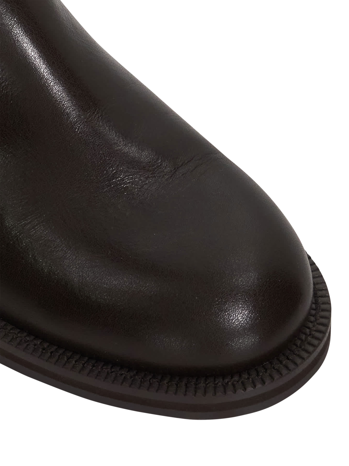 Product image 5 of 5, which shows Dune London Tova Knee Length Leather Boots, Brown, EU36