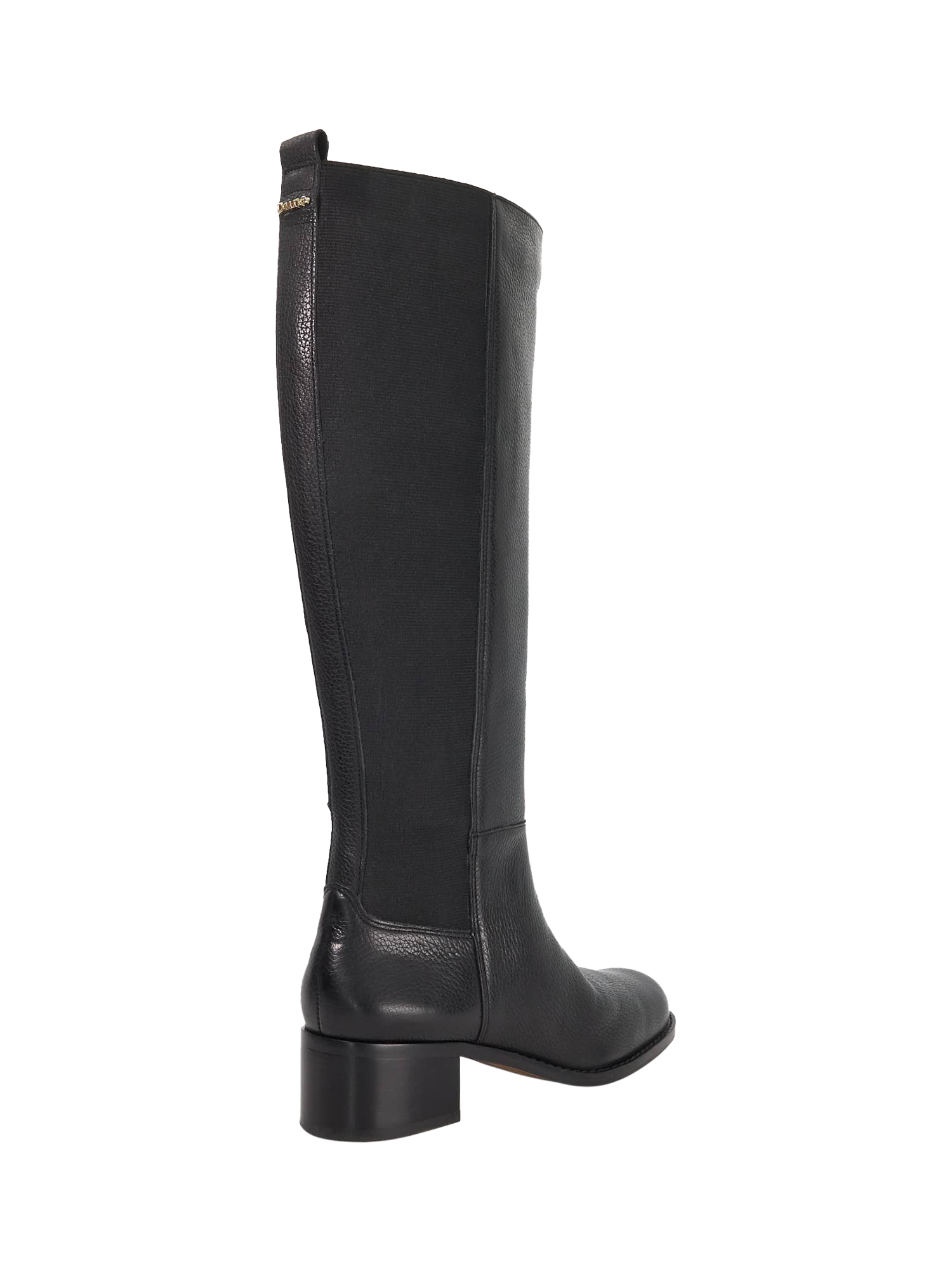 Product image 4 of 5, which shows Dune London Turner Leather Knee High Boots, Black, EU36