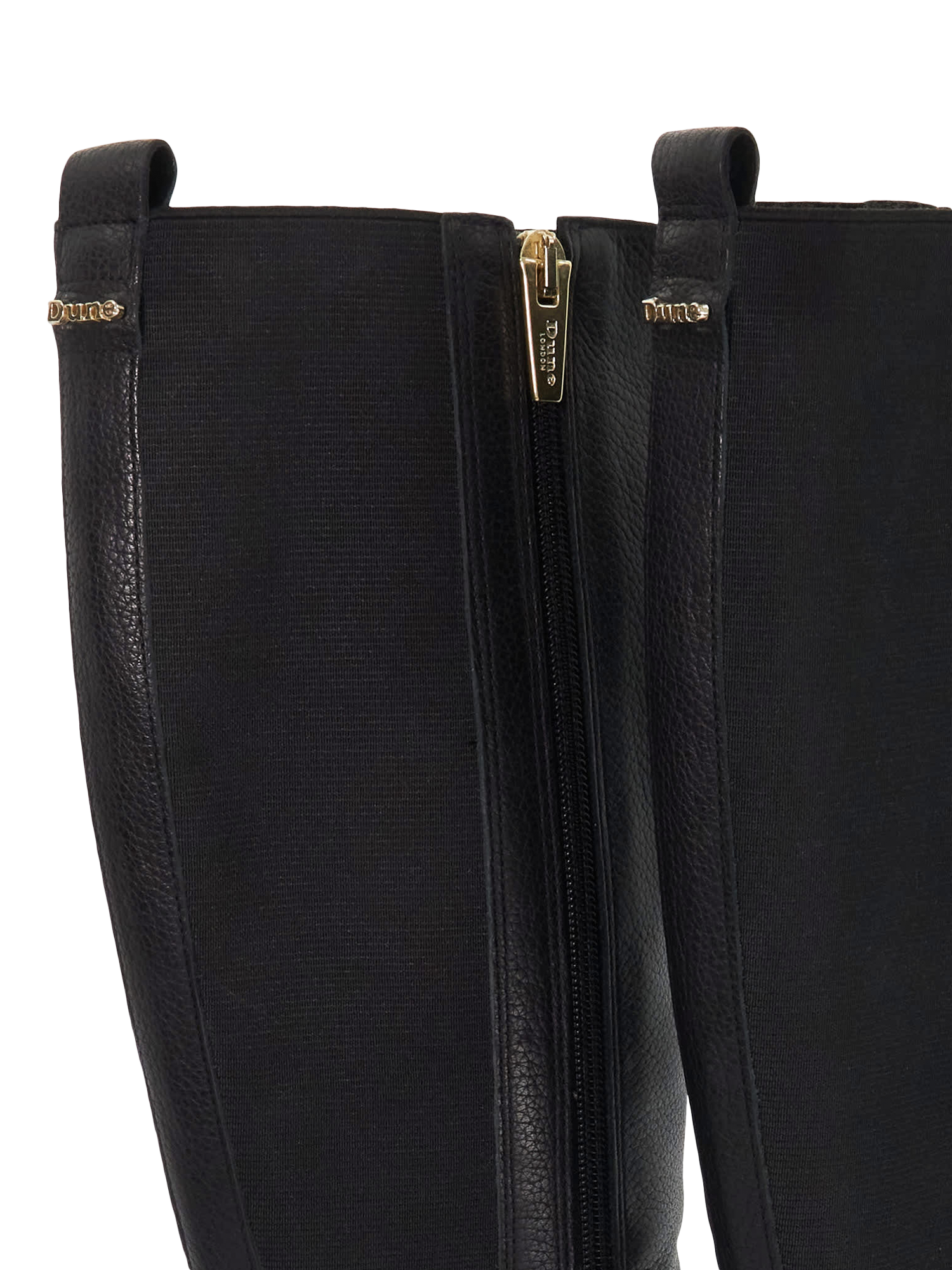 Product image 5 of 5, which shows Dune London Turner Leather Knee High Boots, Black, EU36