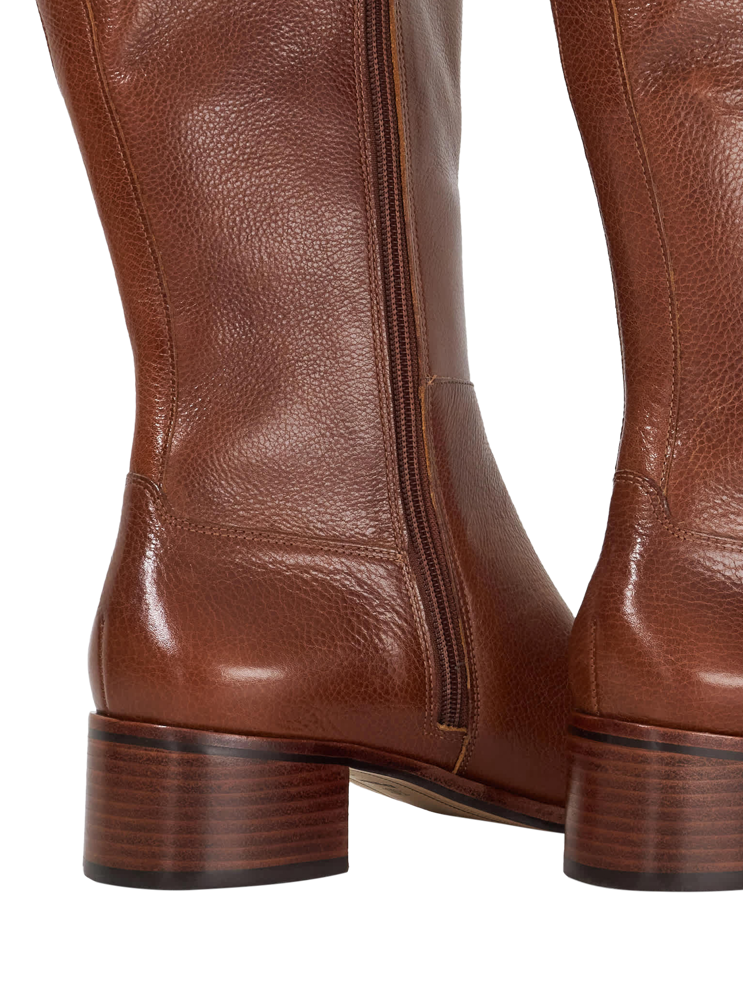 Product image 5 of 5, which shows Dune London Turner Leather Knee High Boots, Tan, EU36