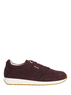 Dune London Ettah Suede Lace Up Trainers, Purple