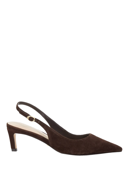 Dune London Celinna Suede Stiletto Heels, Brown