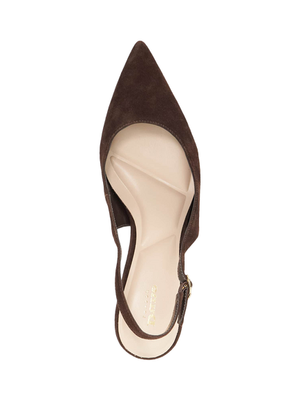 Dune London Celinna Suede Stiletto Heels - view 2, Brown