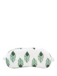 Their Nibs Peacock Eye Mask, White
