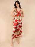 Their Nibs Rose Satin Cami Nightdress, Pink