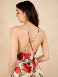 Their Nibs Rose Satin Cami Nightdress, Pink