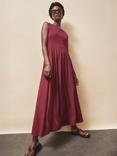 Ro&Zo Petite Split Sleeveless Midi Dress, Purple